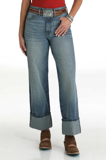 Cruel Girl Casey Wide Leg Cuffed Jean