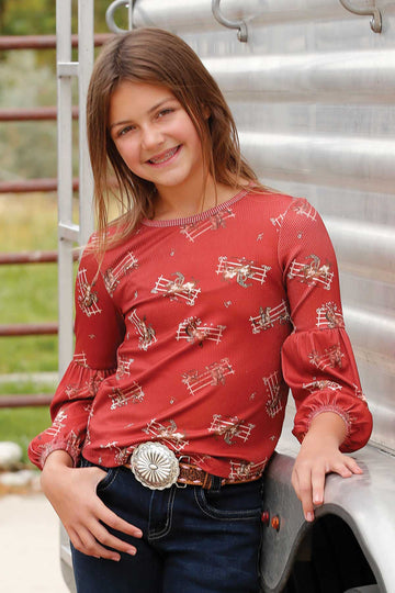 Cruel Girl Sammy Long Sleeve Blouse