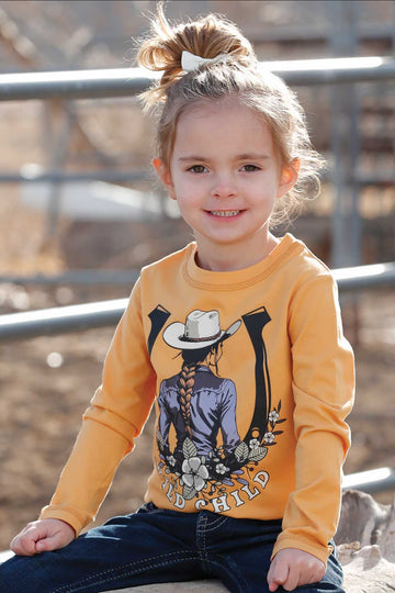 Cinch Girl's Toddler Wild Child Tee