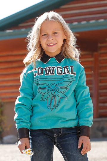 Cruel Girl Cowgirl Boot Stitch Girls Sweatshirt