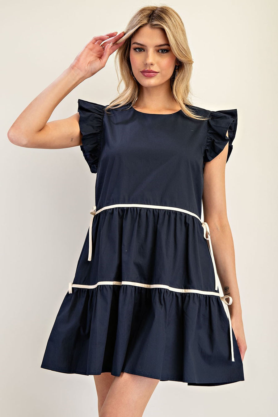 Amora Side Tie Mini Dress