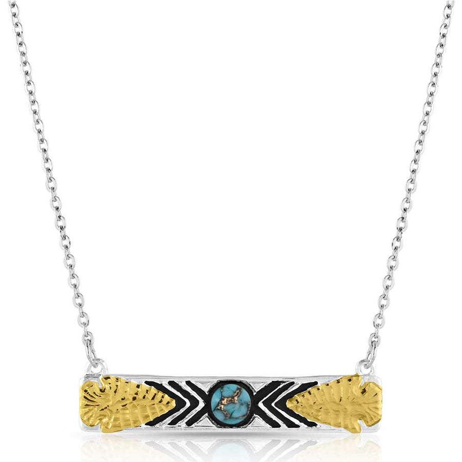 Montana Silversmith Southwest Nights Arrowhead Turquoise Necklace