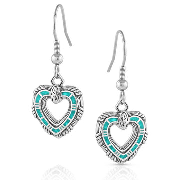Montana Silversmith Love Conquers All Heart Earrings