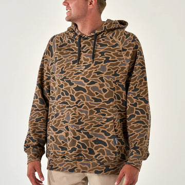 Burlebo Fleece Hoodie Gauge Camo