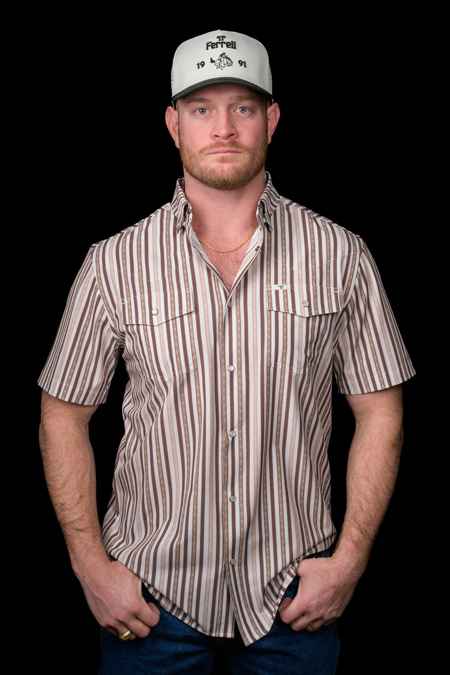 Ferrell The Wyatt Brown Short Sleeve Snap