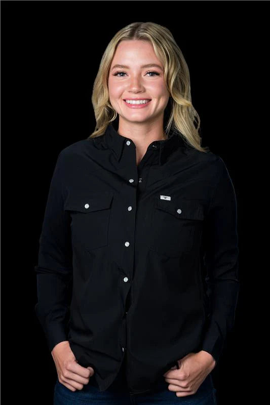 Ferrell Women's Asst L/S Core Snap Button Up