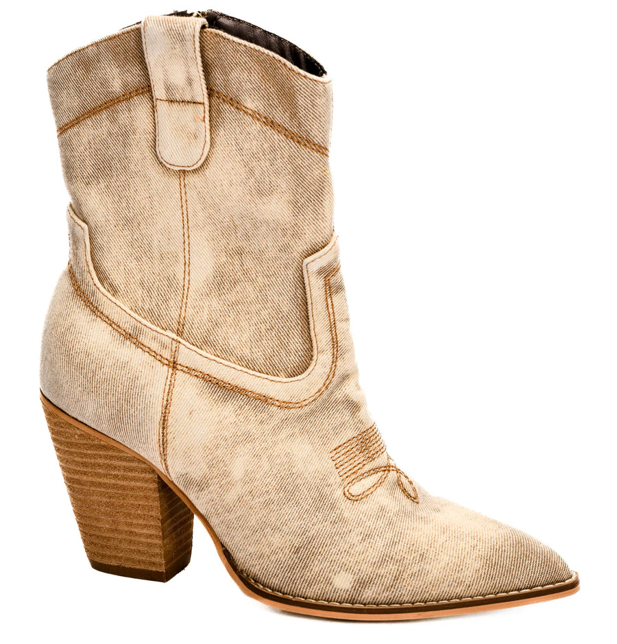 Corky's Smoke Show Beige Denim