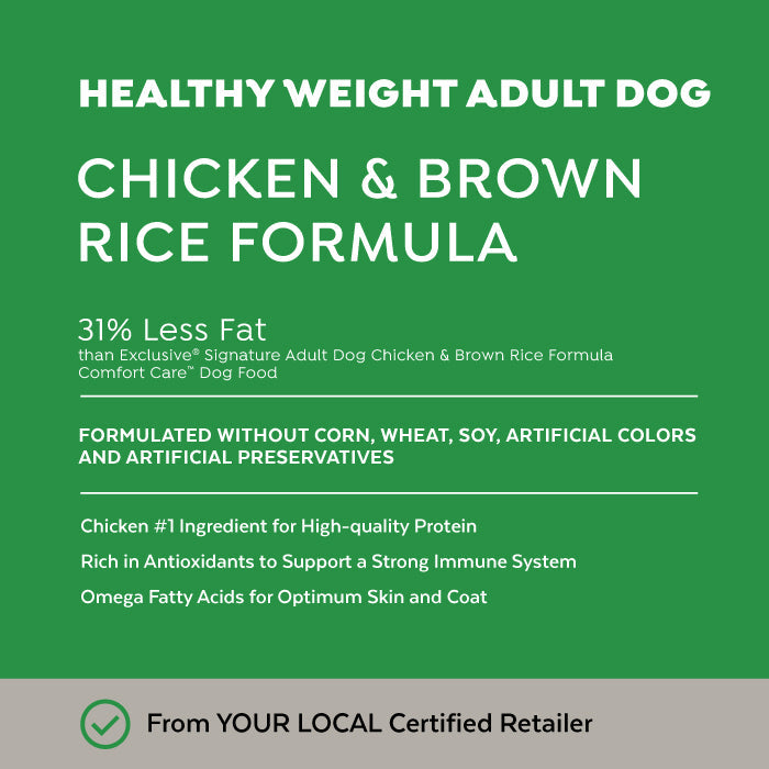 Exclusive Signature Healthy Weight Adult Dog Formula 30lb