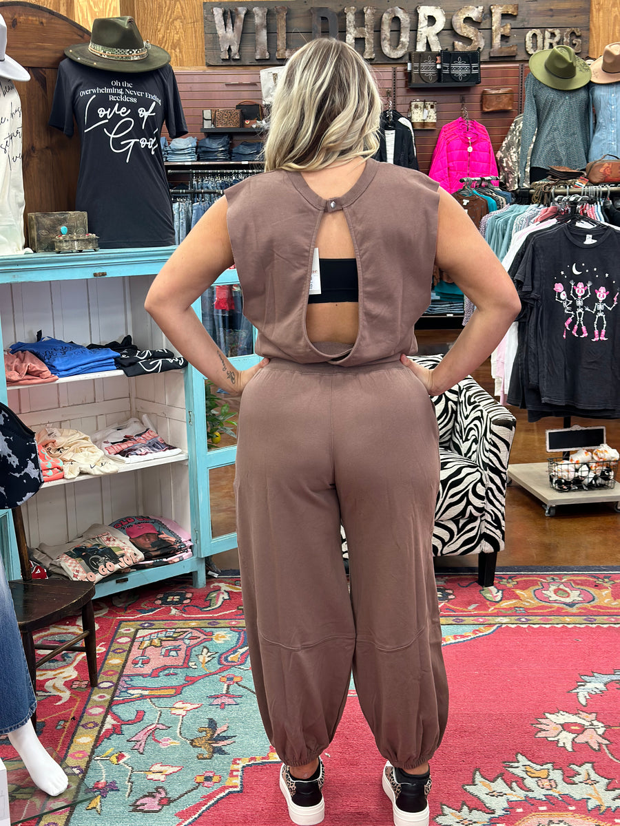 Annie Open Back Jumpsuit