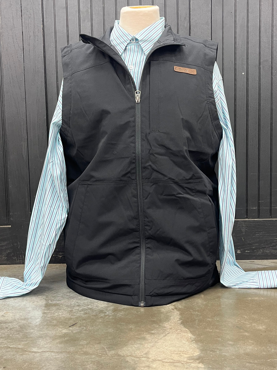 Cinch Men's Canvas Vest Black