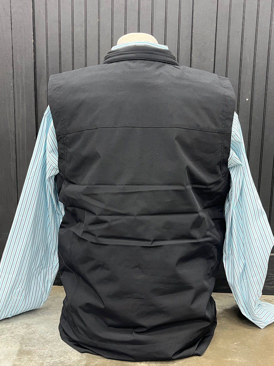 Cinch Men's Canvas Vest Black