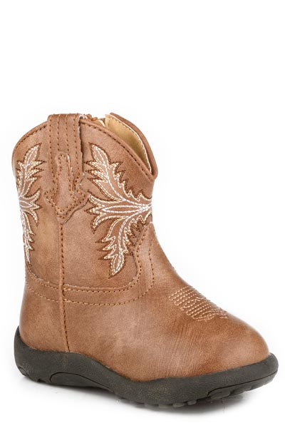 Roper Boy's Black Friday Tan Faux Leather Boot