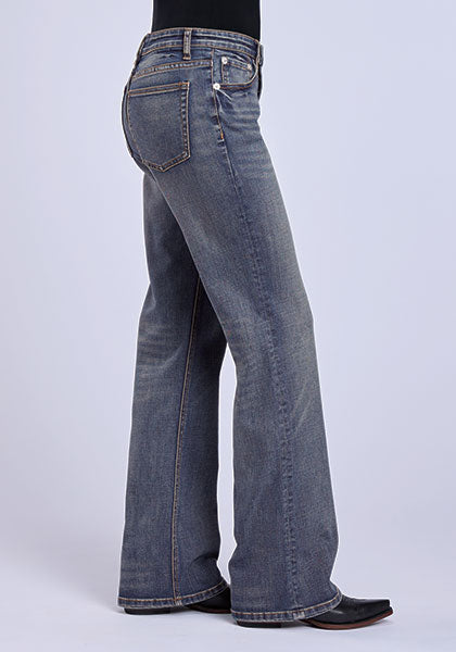 Stetson Dark Wash Plain Back Pocket