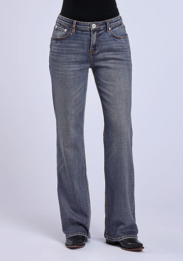 Stetson Dark Wash Plain Back Pocket
