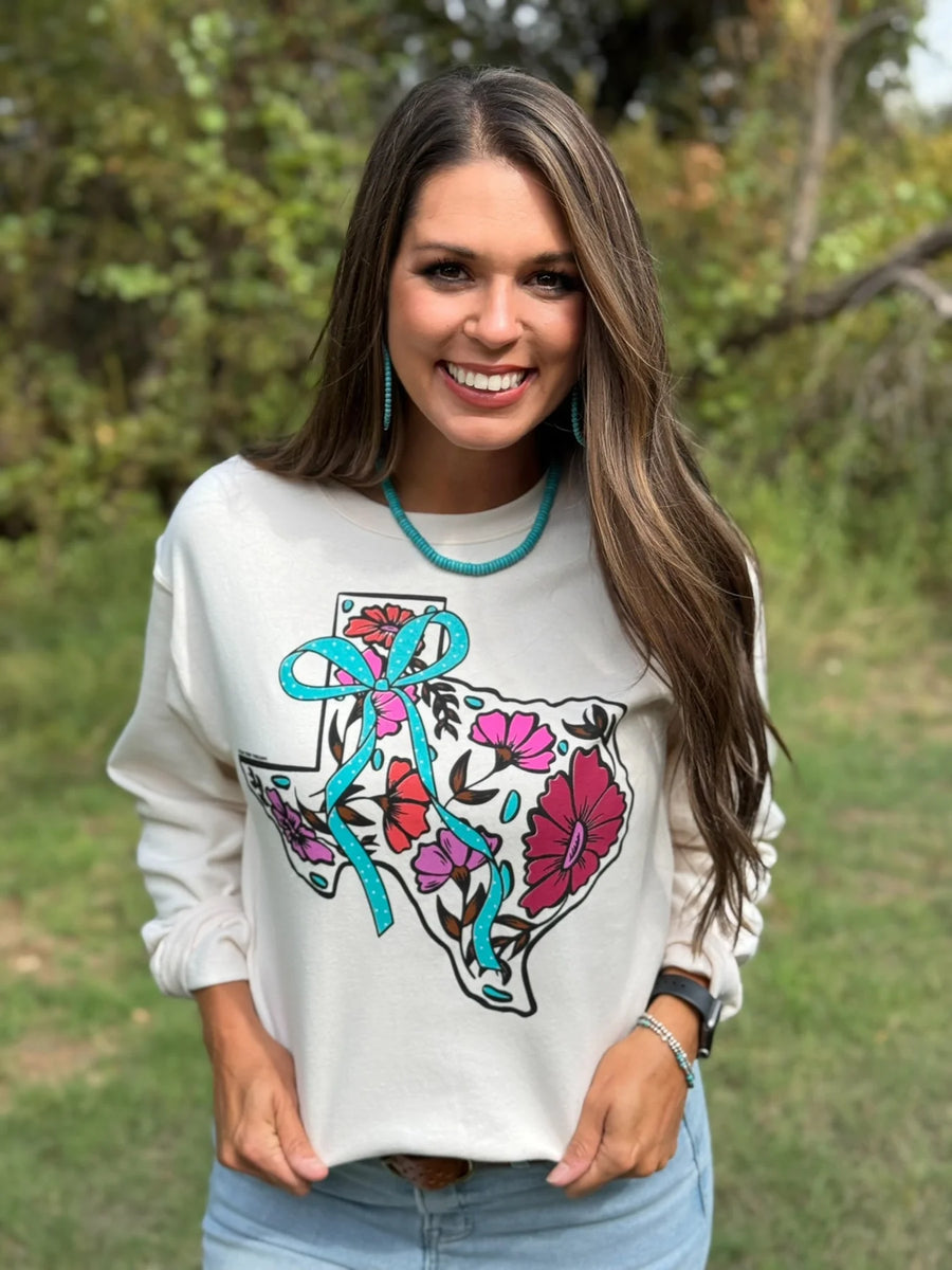 Texas True Lauren's Floral Texas L/S
