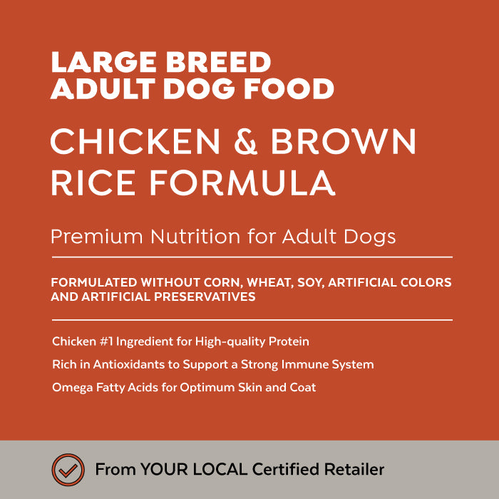 Exclusive Signature Large Breed Adult Chicken & Brown Rice Formula