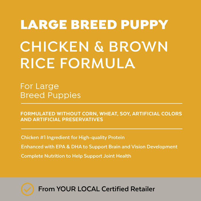 Exclusive Signature Large Breed Puppy Chicken & Brown Rice Formula