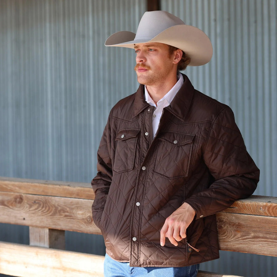 Lazy J Quilted Poly Fill Jacket