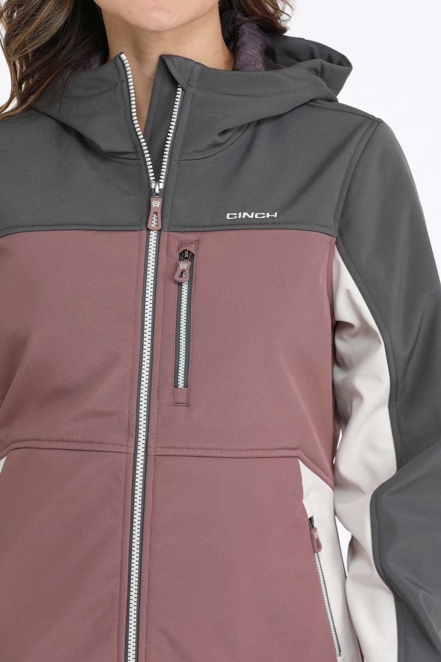 Cinch Women's Color Block Hooded Jacket