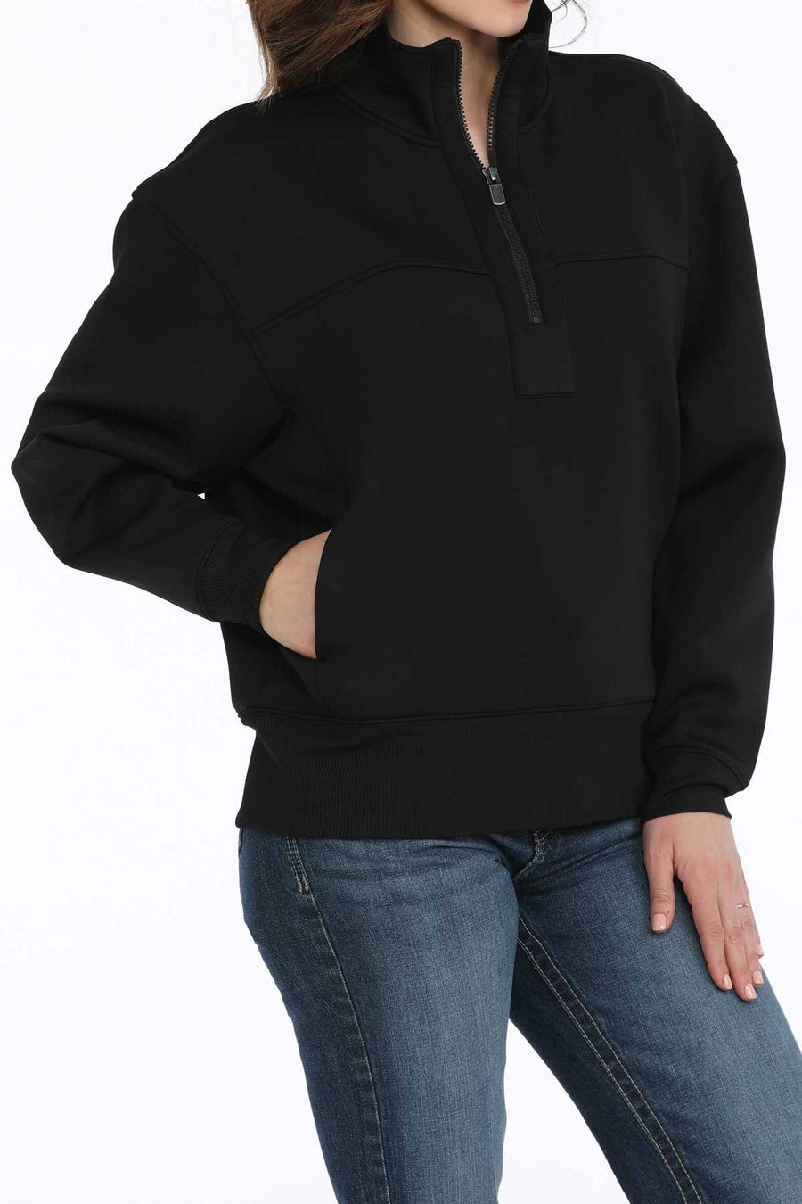 Cinch Women's Black 1/4 Zip Spring 25