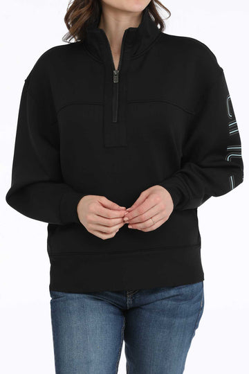 Cinch Women's Black 1/4 Zip Spring 25