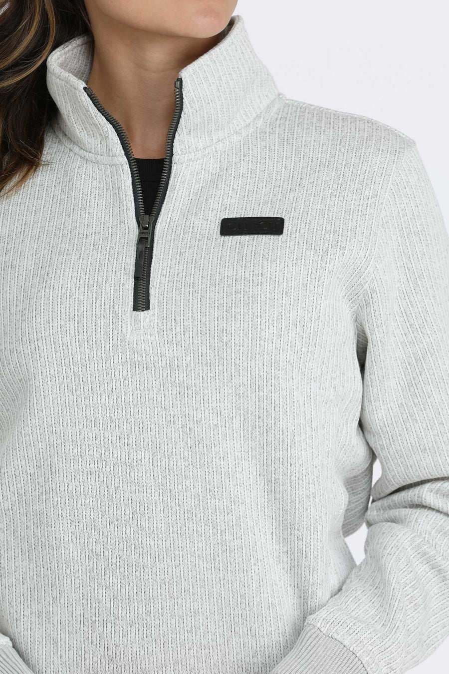 Cinch Women's 1/4 Zip Grey