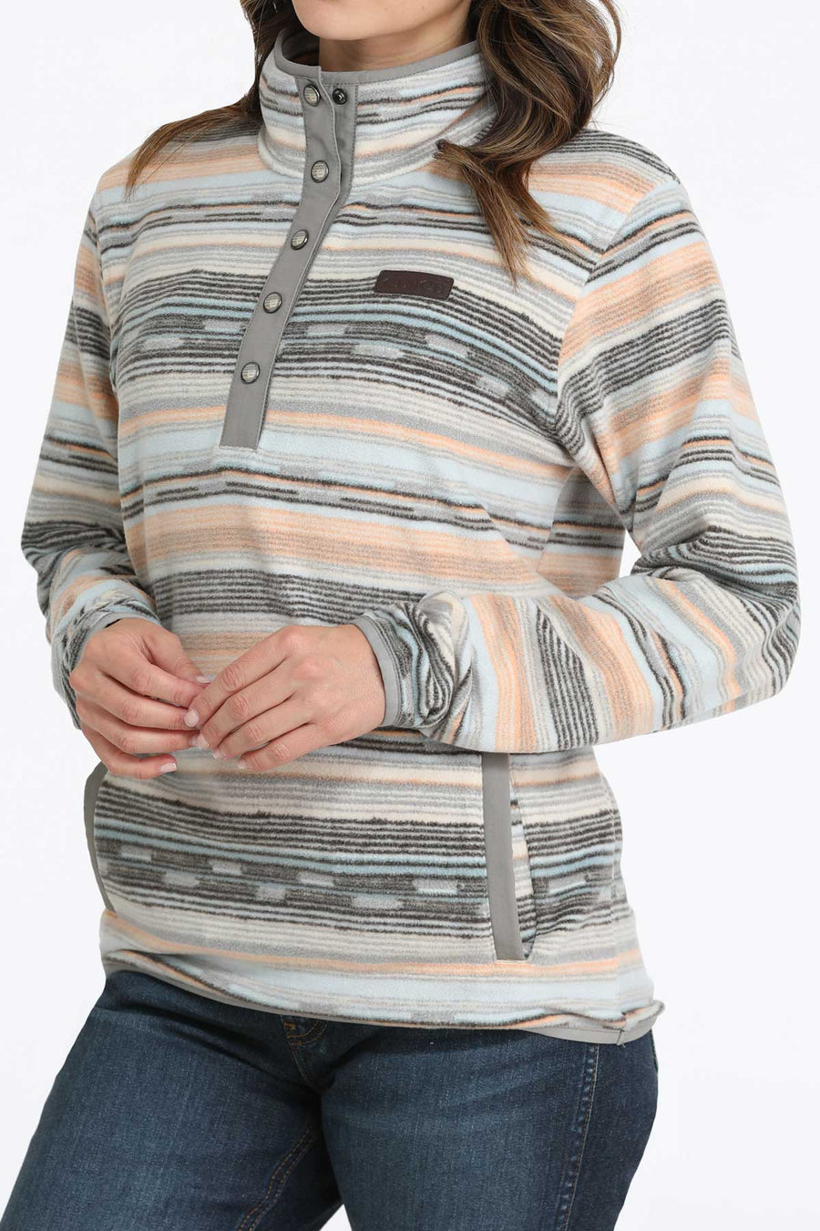 Cinch Women's Multicolored Polar Fleece