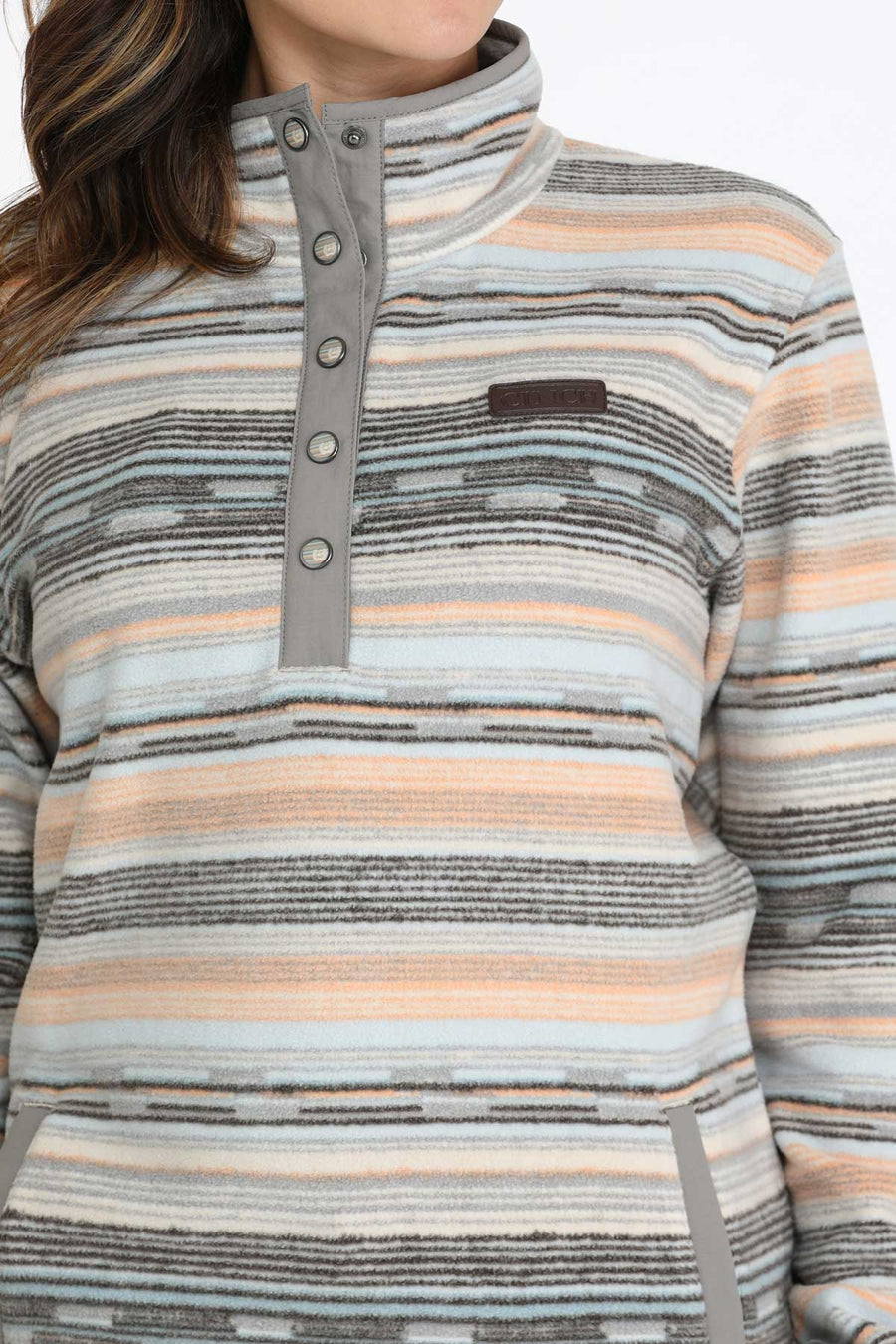 Cinch Women's Multicolored Polar Fleece