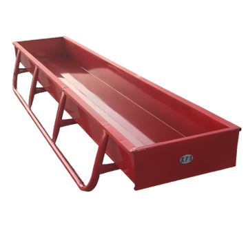 Metro Feed Bunk All Metal Red 10Ft