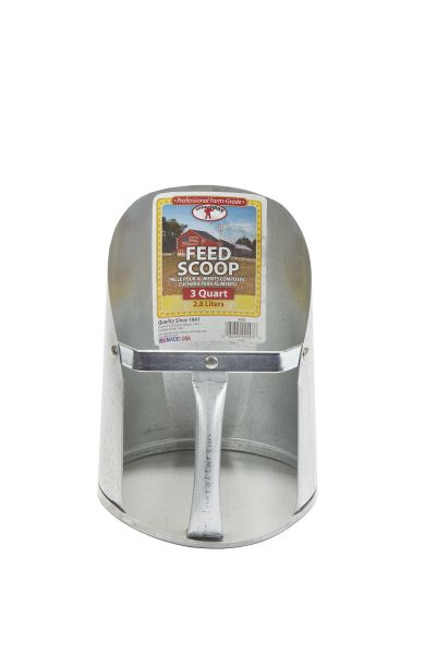 Little Giant 3qt Galvanized Feed Scoop