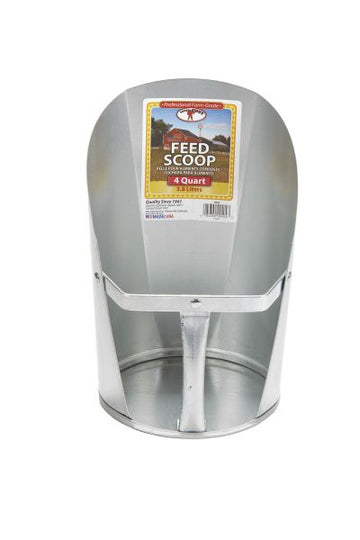 Little Giant 4qt Galvanized Feed Scoop