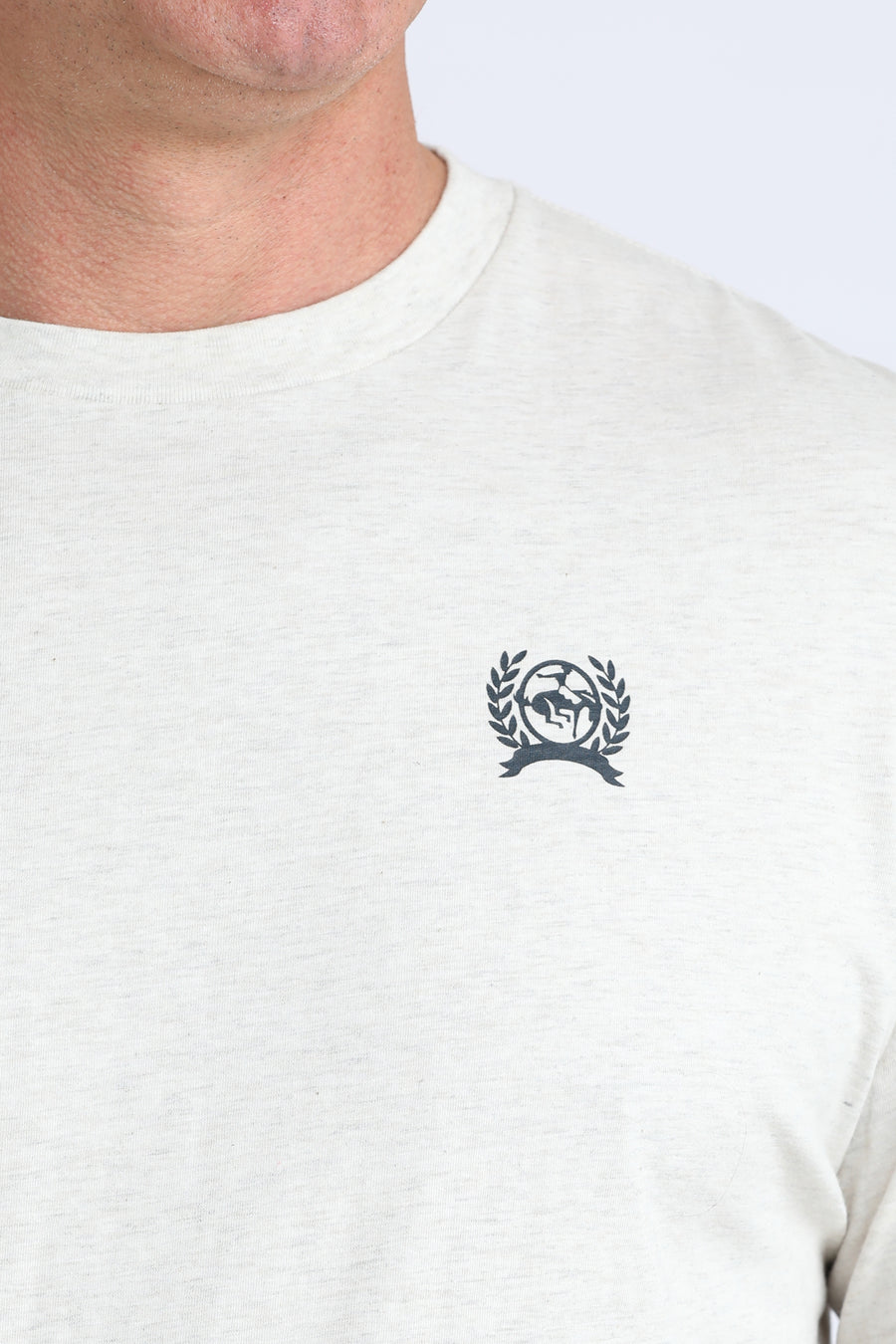 Cinch Men's Cream Bronc Long Sleeve Tee