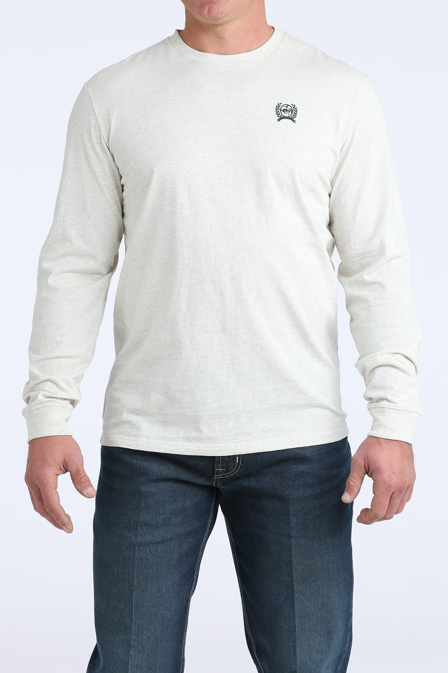 Cinch Men's Cream Bronc Long Sleeve Tee