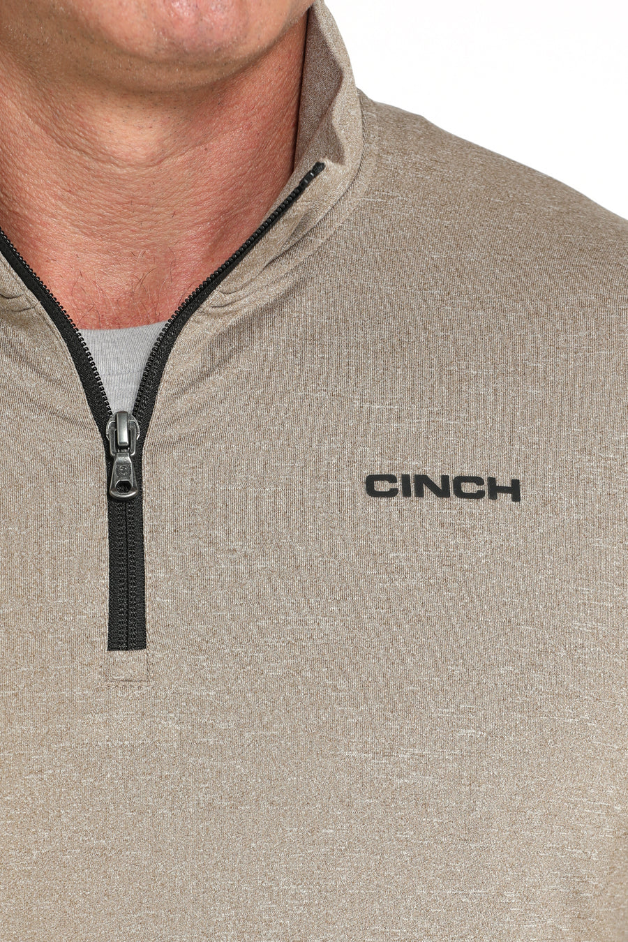 Cinch Henry 1/4 Zip Stone