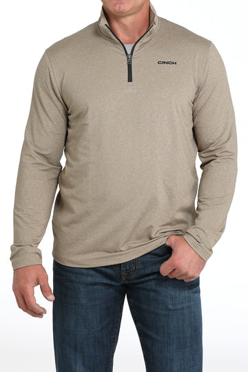 Cinch Henry 1/4 Zip Stone