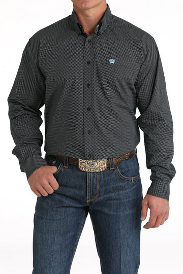 Cinch Mark Button Up Black