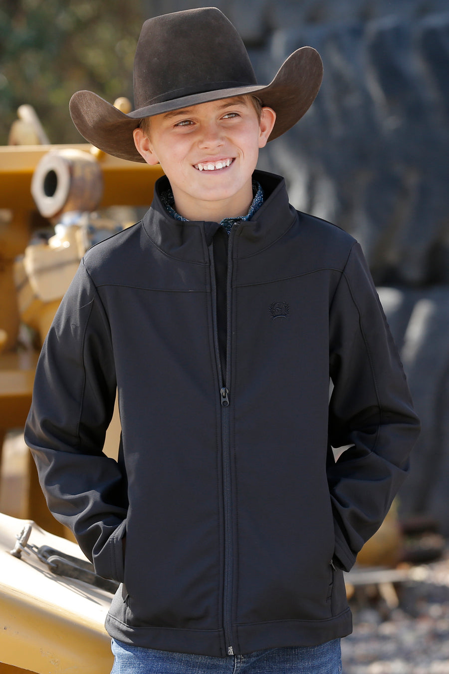 Cinch Boy's Bonded Jacket Black