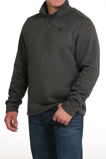 Cinch Men's 1/4 Zip Charcoal