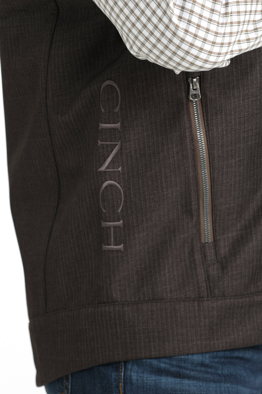 Cinch Men's Bonded Vest Brown
