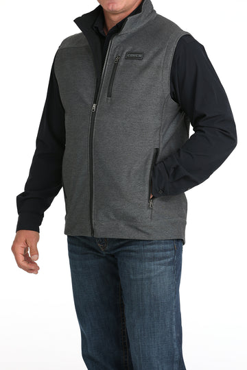 Cinch Men's Bonded Vest Charcoal