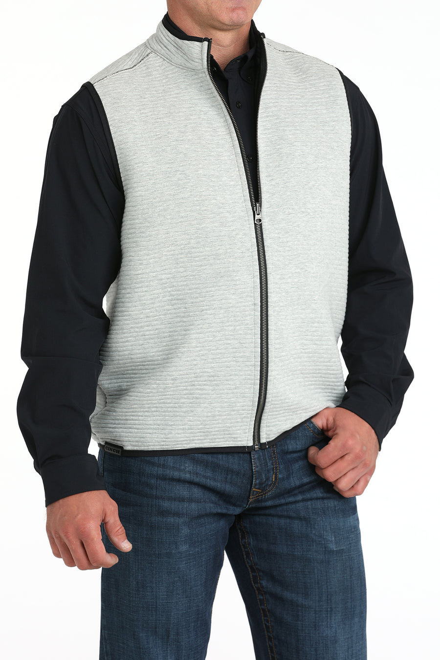 Cinch Men's Reversible Vest Black