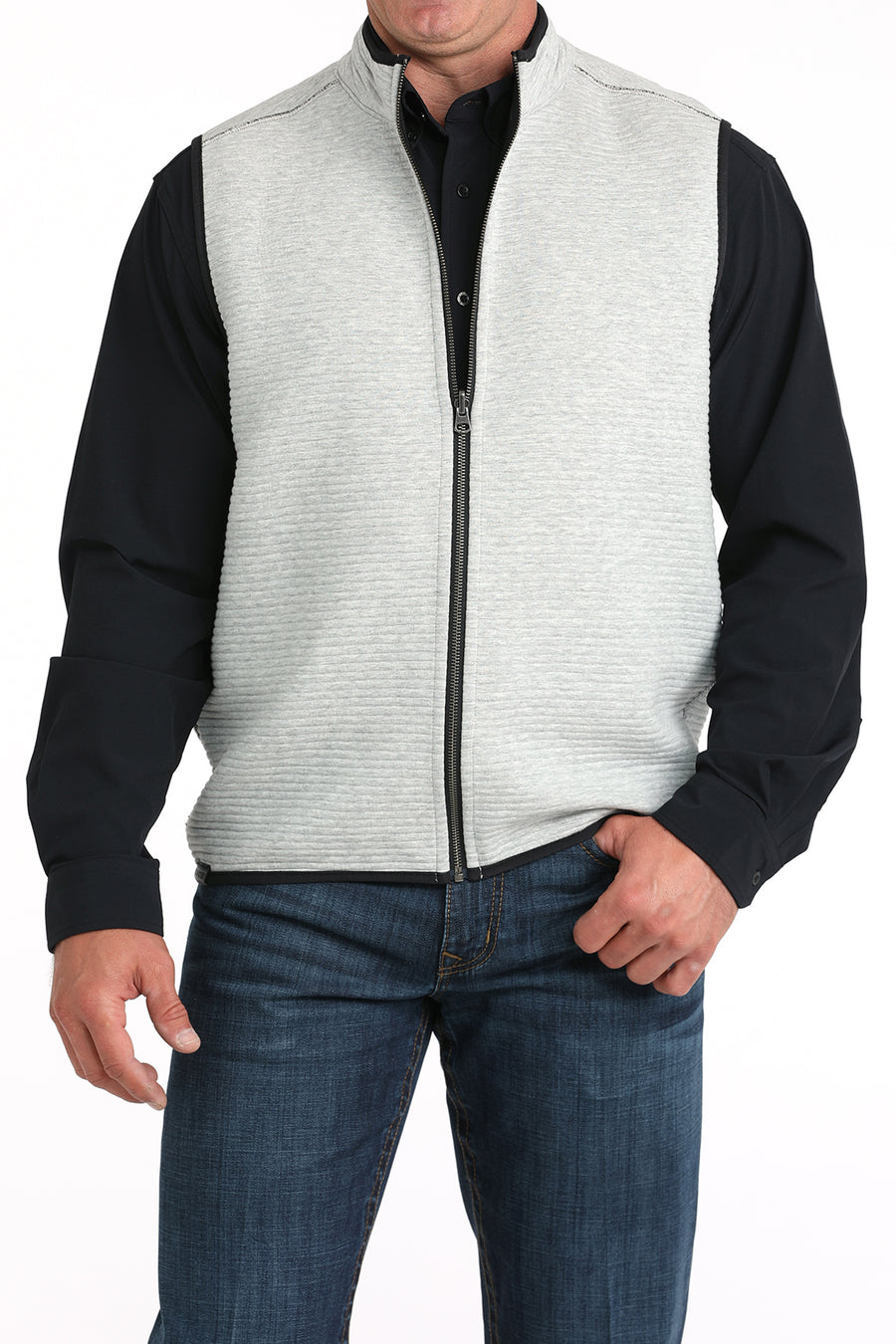 Cinch Men's Reversible Vest Black