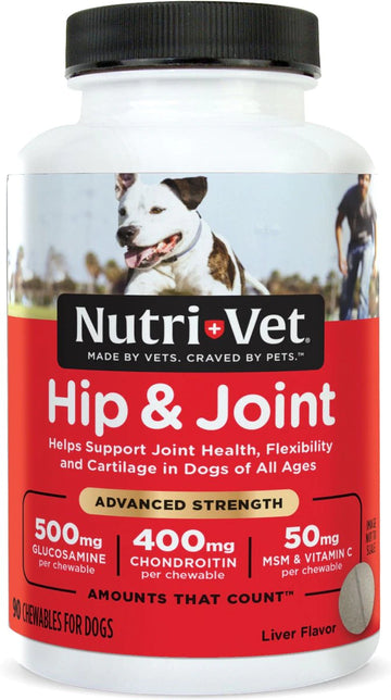 Nutri Vet Hip & Joint Advanced Strength Tables for Canine Joint Health