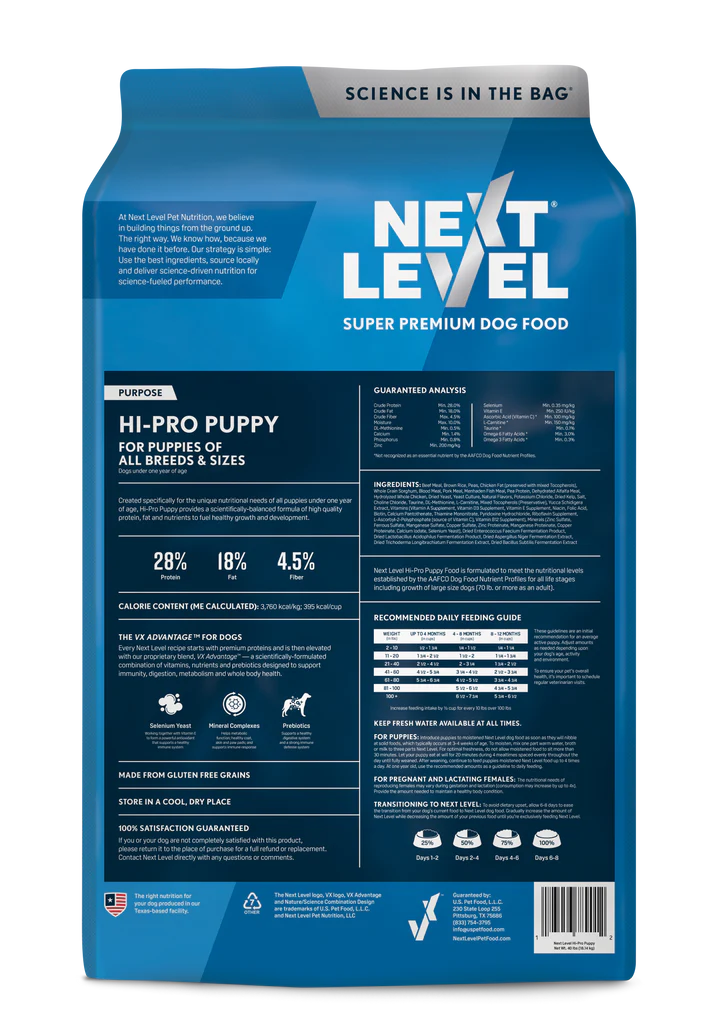 Next Level Hi-Pro Puppy 40lb