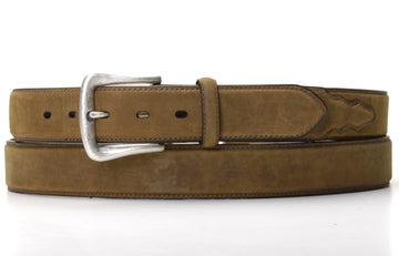 Nocona Men's Leather Overlay Belt