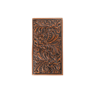 Nocona Rodeo Floral Embossed Wallet
