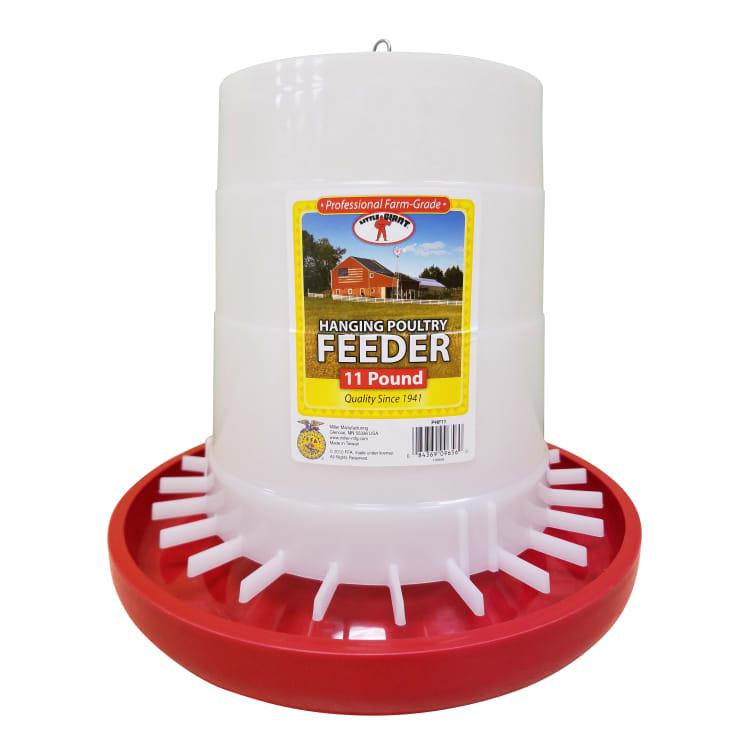 Little Giant 11 Pound Plastic Hanging Poultry Feeder