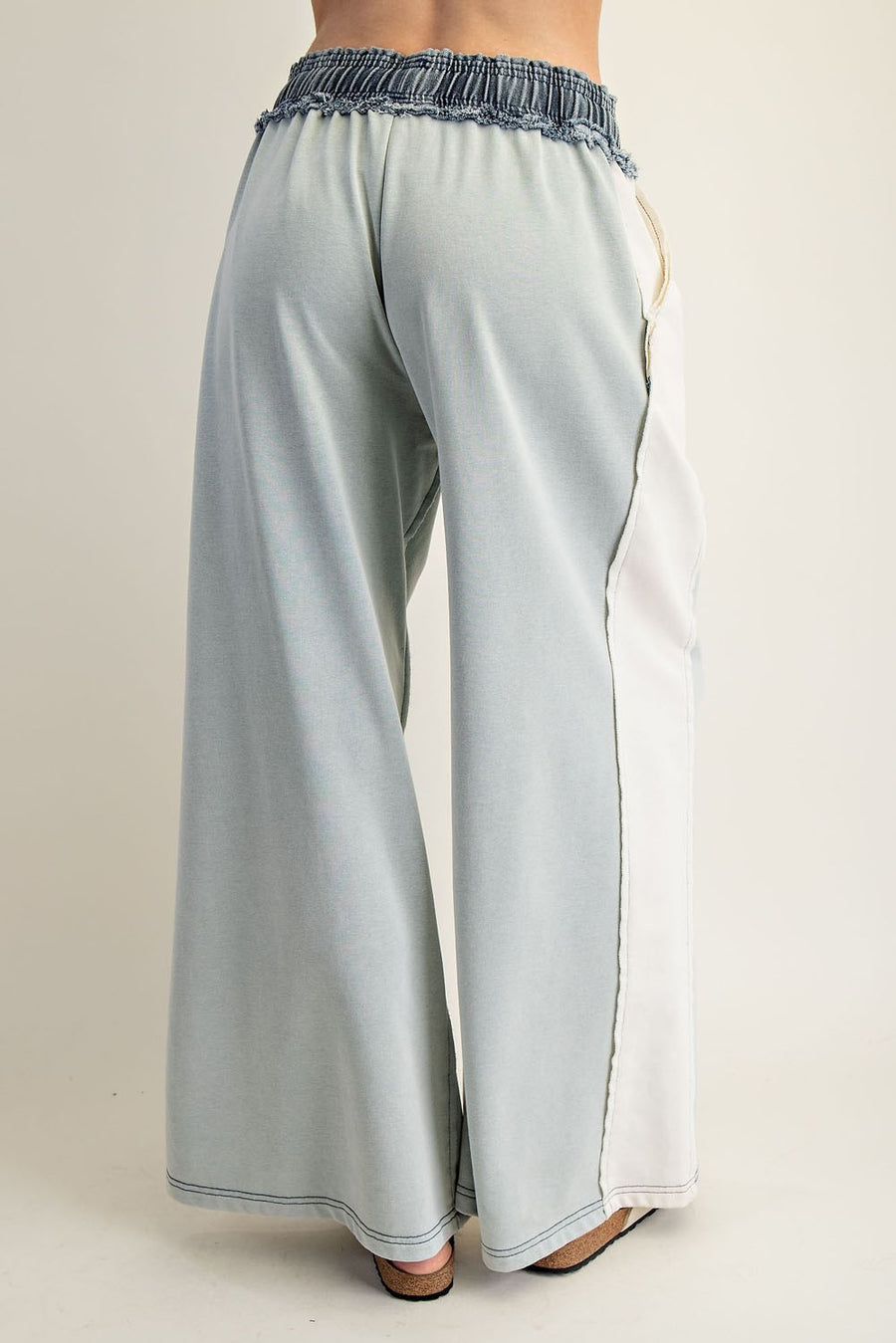 Cecilia Color Block Pant Sage