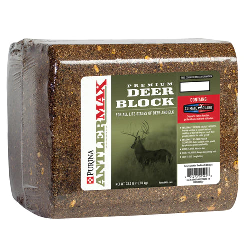 Purina® AntlerMax® Deer Block with Climate Guard®