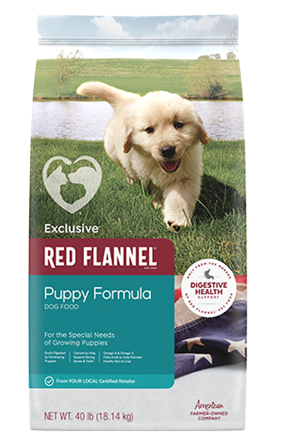 Exclusive Red Flannel Puppy Select Formula